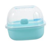 SUPVOX Portable Small Pet Cage with Handle Design Transparent Hamster Travel Carrier for Outdoor Use Lightweight and Sturdy Small Animal Case for Hamsters Mice and Other Tiny Pets