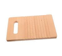 SUPVOX Portable Small Wooden Washboard for Beech Wood Laundry Scrubbing Board Compact Travel Friendly Hand Washing Tool for Underwear and Bras Montessori Educational Household Supplies