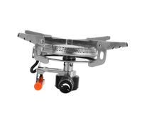 SUPVOX Portable Stove Oven Camping Portable Gas Cooker Camping Stove with Stand Silver Plastic