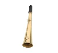 SUPVOX Portable Train Horn Made of Copper with Bull's Horn Shape Lightweight Easy to Use Railway Signal Equipment with Loud Sound for Safety