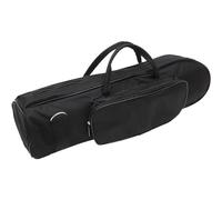 SUPVOX Portable Trumpet Carrying Bag with Breathable Zipper Design and Front Belly Pocket, Lightweight Oxford Cloth Storage Case for Trumpet Accessories