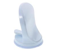 SUPVOX Portable White Foot Rest Step Aid Suction Cup Non-Slip Foot Pedal for Shower and Travel, Made of Sturdy Pp Material, the Weak and Pregnant Women