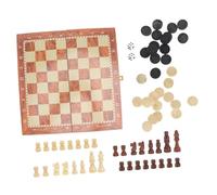 SUPVOX Portable Wooden Chess Game with Lightweight Board for Interactive Plaything Travel-friendly Design Enhancing Memory and Imagination Skills