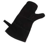 SUPVOX Premium Fire Resistant Bbq Gloves High Temperature Insulation Leather for Grill Oven Fireplace Welding More Comfortable Lining for Flexibility Durability