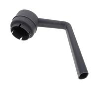 SUPVOX Pressure Cooker Steam Diverter Tube, Reusable Plastic Steam Release Valve Accessory for Kitchen Pots, Compatible with Rice Cooker, Anti-Scald Dark Grey Replacement Part