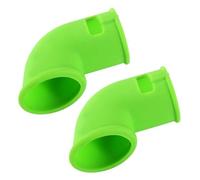 SUPVOX Pressure Cooker Steam Release Valve 2Pcs Silicone Diverter Tube Green Safety Feature to Avoid Scalding in Kitchen Cooking