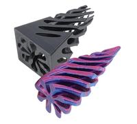 SUPVOX Printed Spiral Cone Fidget for Adults and Mesmerizing Pyramid Design with Visual Illusions Calming Tactile Sensory Plaything for Stress Relief and at Home Office School