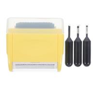 SUPVOX Privacy Protection Wide Roller Stamp with 3 Yellow Ink Refills Identity Theft Security Stamp for Guarding Personal Information and Address Confidential Id Blocking Office