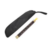 SUPVOX Professional A Key Ebony Flute for Beginners Handmade Folk Instrument with Precise Tone Portable Chinese Ethnic Wind Instrument for Traditional Music and Cultural Performances