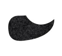 SUPVOX Professional Acoustic Guitar Pickguard Black Scratch Protective Sticker for Folk Guitars Lightweight Easy Application