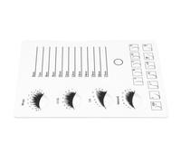 SUPVOX Professional Acrylic Eyelash Technician Equipment Eyelash Display Tray for Holding Selected False Lashes Suitable for Makeup Artists and Beauty Salon Supply