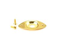 SUPVOX Professional Gold Electric Guitar Jack Plate Socket Gt20 Concave Recessed Design Guitar Input Jack Socket Accessories Set