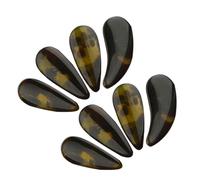 SUPVOX Professional Guzheng Nail Picks Large Size Double-sided Curved Finger Covers for Adult Beginners Zither Playing Supplies