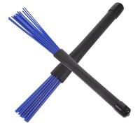SUPVOX Professional Nylon Wire Drum Brush Ergonomic Jazz Percussion Tool for Beginners Compact Retractable Design Plastic Nylon Suitable for Drum Set Practice and Youth Bands