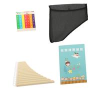 SUPVOX Professional Pan Flute C Key Pipe Educational Wind Instrument for Beginners and Performance with Polished Surface Creative Resistant Panpipes