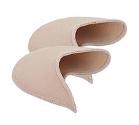 SUPVOX Professional Sebs Breathable Guards Ballet Foot Forefoot Pads for Pointe Shoes Reusable Half Insoles Cushion for Dance and Casual Wear Skin Tone Short