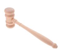 SUPVOX Professional Wooden Judge Gavel Judicial Tool Solid Wood Construction High-Impact Striking Force Elegant Design for Administrative Trials Judges and Lawyers