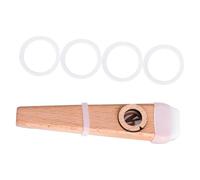 SUPVOX Professional Wooden Kazoo for Guitar and Ukulele Beginners, Easy to Carry and Portable Musical Instrument Set for Adults and Young Musicians