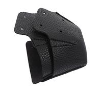 SUPVOX Protect Your Skates Leather Toe Caps Ice Skates Front Caps Anti-friction Toe Covers for Roller Skating