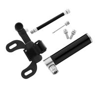 SUPVOX Psi Portable Mini Bike Pump Aluminum Alloy Tire Inflator for Bicycle Basketball Football Accessories Lightweight Handheld Air Pump Black