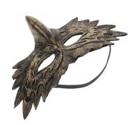 SUPVOX Pu Leather Eagle Mask with Strap for Halloween Masquerade Party, Animal Cosplay Half Face Mask for Men and Women, Costume Accessory for Festivals and Themed Events