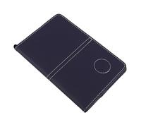 SUPVOX PU Leather Golf Scorecard Holder Blue Weather-resistant Golf Yardage Journal Organizer for Men Women Scorebook Keeper Fits Various Scorecard Outdoor Sports Accessory