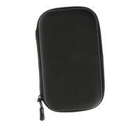 SUPVOX PU Leather Wireless Microphone Case Protective Storage Box with Zipper Closure Portable Travel Organizer for Electronics Accessories