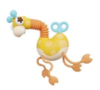 SUPVOX Pull String Activity Giraffe for Sensory Educational with Fine Motor Skill Training Durable Teething for Preschool Learning and Parent Interaction