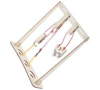 SUPVOX Pulley Model Kit Science Experimental Tools with Bracket Set for Physics Teaching Stem Learning Student Pulley Block Set Educational Mechanical Science