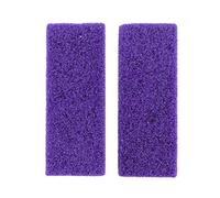 SUPVOX Foot Pumice Stone 2Pcs Portable Pedicure Tools for Callus Remove and Hard Skin Exfoliation with Comfortable Grip for Foot Care