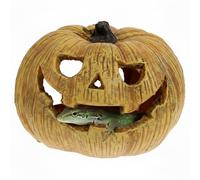 SUPVOX Pumpkin Hides from the Cave - Resin Reptile Hideout Natural Habitat Decor for Turtle Snake and Gecko Ideal Stress-Relief Shelter for Small Pets