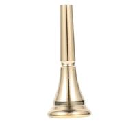 SUPVOX Pure Brass Horn Mouthpiece, Small Portable Horn Part, Musical Instrument Accessory for Practice and Replacement, Gold Tone Suitable for Brass Instruments