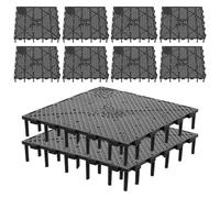 SUPVOX Pvc Fish Bottom Filter Plates with Butt-joint Installation and Good Water Permeability 10pcs for Aquarium Cleaning and Breeding Large Dragon Fish