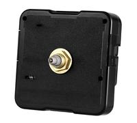 SUPVOX Quartz Wall Clock Movement Mechanism - Battery Operated Accessory for DIY Clock Repair Part Replacement With Hands, Black, 5.6 x 5.6 x 1.6cm