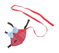 SUPVOX Rabbit Gentleman Suit Small Animal Harness Leash Set for Walks Parties and Holiday Celebrations Adjustable Cute Pet Clothes