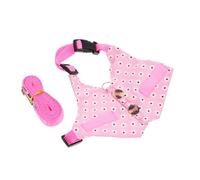 SUPVOX Rabbit Harness with Leash Flower Print Pet Vest Small Animal Leash for Bunny Outdoor Walking and Photography Prop