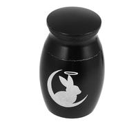 SUPVOX Rabbit Urn Small Stainless Steel Bunny Memorial Cremation Urns for Ashes for Rabbit Keepsake