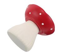 SUPVOX Raised Ceramic Cat Feeding Bowl for Small Dogs and Cats, Mushroom-shaped Elevated Water and Food Dish, Whisker-friendly Red Pet Bowl with Anti-vomiting Design