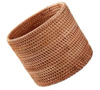 SUPVOX Rattan Bread Storage Basket Small Size Handwoven Container for Dining Table and Home Organisation