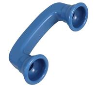 SUPVOX Reading Whisper Phone Peacock Blue Educational Phone Prop with Rounded Edges Safe and Sturdy for Early Learning and Cognitive Development