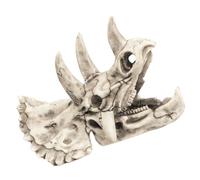 SUPVOX Realistic Dinosaur Skull Aquarium Decoration Fish Tank Hide Ornament Shelter Cave for Fish Non Fading Resin Aquarium Decor for Reptiles Shrimp Tropical and Cold Water Environments