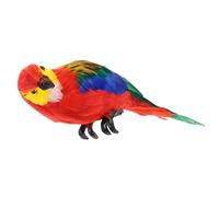 SUPVOX Realistic Feathered Parrot Decor for Home and Garden Sized Artificial Bird Ornament with Vivid Colors Lifelike Design for Window Living Room Study Decoration and Party Use