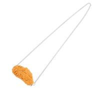 SUPVOX Realistic Fried Chicken Wing Necklace PVC Pendant Hip Hop Food Decoration Accessory for Women Men Costume Jewelry