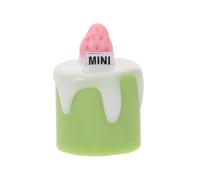 SUPVOX Realistic Mini Matcha Cake Ornament for Dollhouse Decoration Portable Artificial Dessert Prop for Photography Creative DIY Projects Party Scenery and Miniature Food Displays