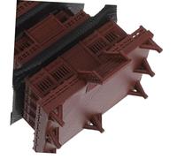 SUPVOX Realistic Mini Pavilion Model Printed Chinese Ancient Architecture for Bonsai Aquarium Micro Landscape DIY Zen Garden Decor with Cultural Elegance and Traditional Craftsmanship