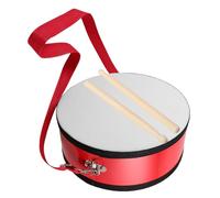 SUPVOX Red Marching Snare Drum for Drumsticks and Strap Lightweight Small Drum Enhancing Musical Awareness and Teamwork for School Performances and Outdoor Activities