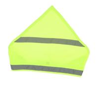 SUPVOX Reflective Dog Bandana High Visibility Puppy Scarf Breathable Polyester Outdoor Safety Bib for Night Walking and Pet Protection Fluorescent Yellow