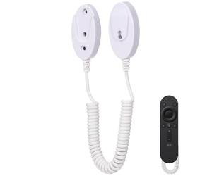 SUPVOX Remote Control Tether Retractable Anti-Loss Rope with Adhesive Hook Universal Remote Holder for Home Hotel School Restaurant 11.6 Inch Cable