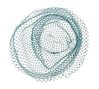 SUPVOX Replaceable Fish Catching Net Made of Durable Wear Nylon Lightweight for Freshwater and Saltwater Fishing Suitable for Kayak Boat Lake and Aquarium Use Convenient Folding Fish Net