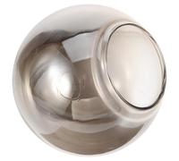 SUPVOX Replacement Glass Lampshade Globe for Ceiling and Pendant Lamps Large Diameter Spherical Shade in Smoky Grey for Indoor Use
